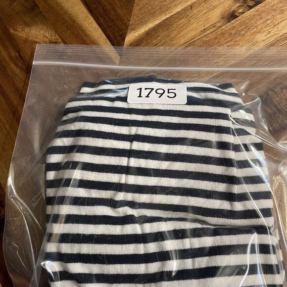 J McLaughlin Sweater Classic Nautical‎ Stripe Knit Pullover Womens Large - Picture 7 of 7